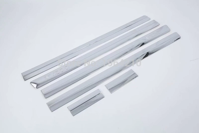 

MONTFORD Car Styling For Nissan NV200 2010-2018 ABS Chrome Body Trim Door Linings Side Molding Streamer Cover Trims Frame 6Pcs