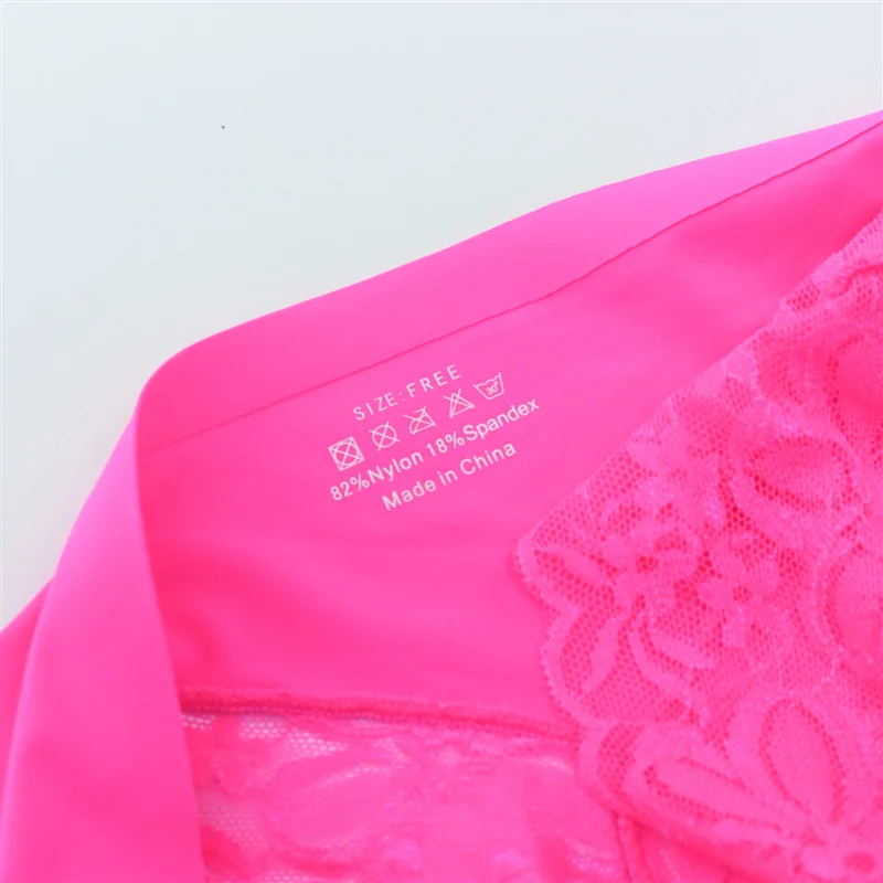Women's Lace Seamless Briefs Ice Silk Panties Breathable Underwear Women Transparent Sexy Panty Cotton Crotch Panties Women 29 (12)