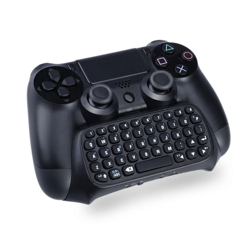 

New Portable Black Wireless Bluetooth Mini Keyboard Video Game Handle For Sony PlayStation 4 ps4 Controller Handle Keyboard