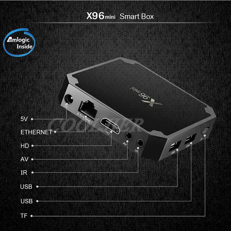  X96 mini TV BOX Android 7.1 OS WiFi Smart TV Box 2GB 16GB Amlogic S905W Quad Core Set top box 1GB 8 - 32925960824