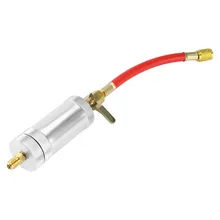 Car-Styling 1/4SAE 134a 2 oz Oil Injector R134A R12 R22 Car A/C AC Oil&Dye oz Injection Tool New