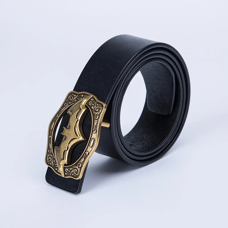 

NEW Designer Belts for Men's Luxury Fashion Bat Batman Automatic Buckle Belt Genuine Leather luxury quality designer belt