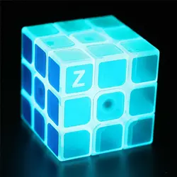 Zcube световой синий Cube белье Отделка Стикеры модель Cube умные Пазлы ребенка развивающие игрушки
