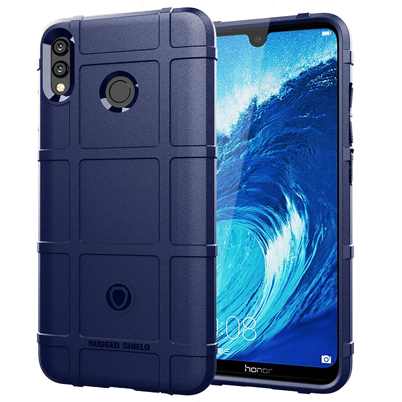 Чехол для Huawei honor 8X Max задняя крышка чехол Honor ударопрочный броня TPU кожаный мягкий