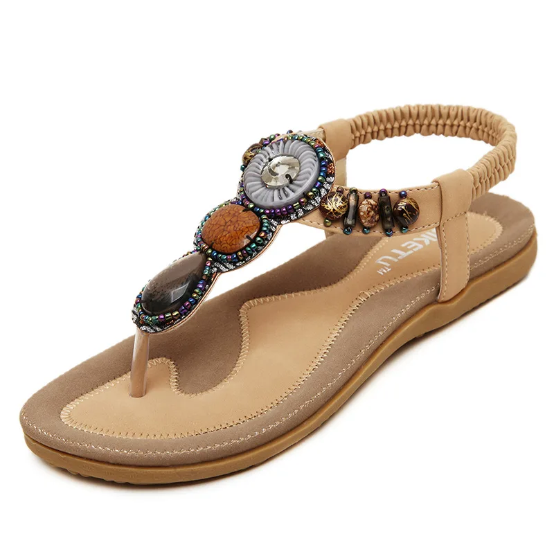 ladies flat fancy chappal