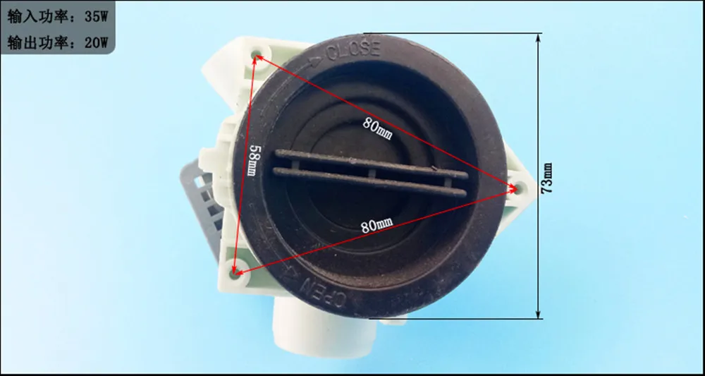 1 шт. Универсальный Стиральная машина сливной мотор PX 2 35 PX-2-35 двигатель стиральной машины дренажный насос двигателя детали стиральных машин