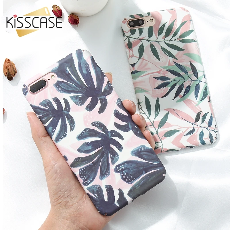 KISSCASE Жесткий пластиковый Чехол для iPhone 6 6S 7 8 Plus X 2018 новые модные чехлы чехол