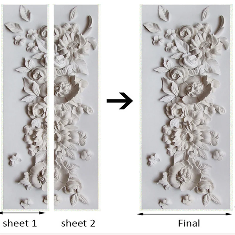 3D стерео рельефные цветы настенные двери стикеры гостиная спальня обои домашний Декор Наклейка ПВХ самоклеющиеся водонепроницаемые наклейки s