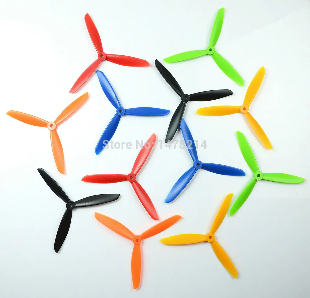 

10pairs 5045/6045/7045/8045/9045/1045 Plastic 3-blade Propeller for Mini X240 X250 Mini Multirotor Quadcopter QAV250