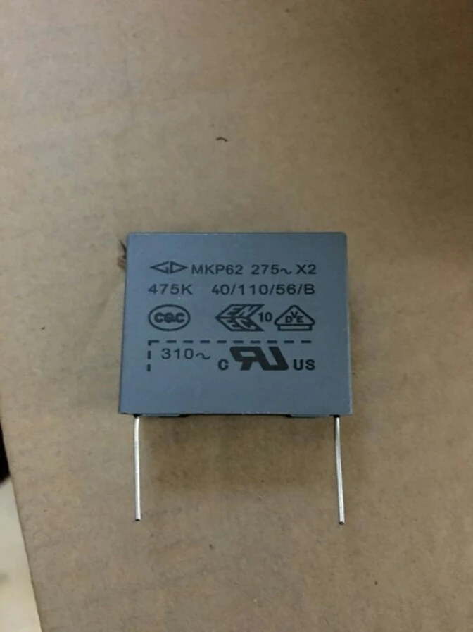 Домашняя мебель X2 MKP62 275V ~ 475M 4 7 мкФ 275VAC тонкий пленочный конденсатор p = 37 мм|capacitor