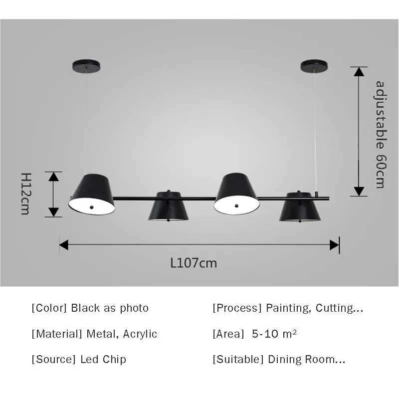 

Led luster Nodic Design Chandelier Modern Led Lamp Living Room Light Fixtures Bedroom Dinning Room Decor Home Lighting Metal