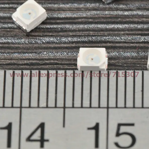 

PHISCALE 200pcs 3528 Super Bright SMD LED Red Color