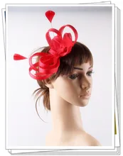 17 colors charming sinamay material fascinator headpiece wedding hair accessories church hat suit for all season FNR151255