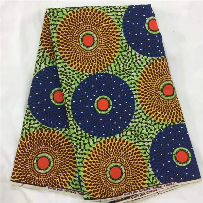 

stone wax white and blue ankara fabric high quality african print fabric tissu africai 6 yards per lot cotton cloth material XM1