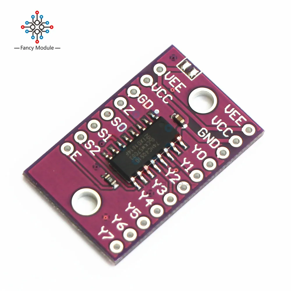 

74HC4051 8-Channel-Mux Analog Multiplexer Demultiplexer Module for Raspberry Pi