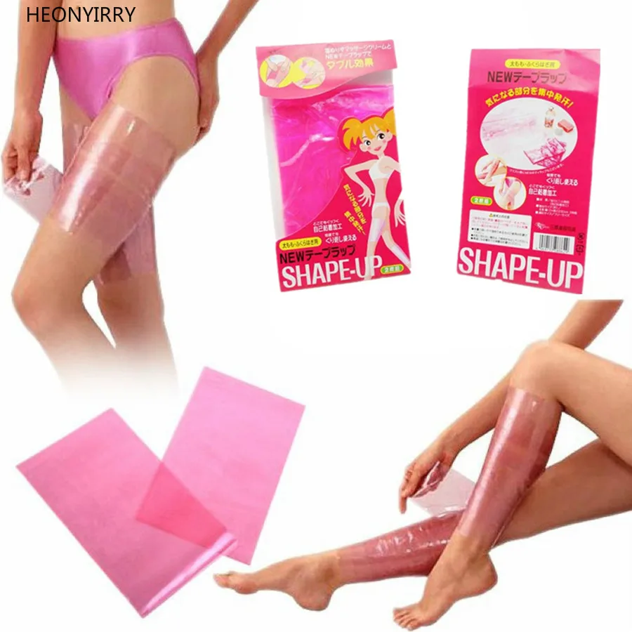 Elastic Perspiration Shape Up Thigh Leg Cellulite Reduce Slimming Wraps