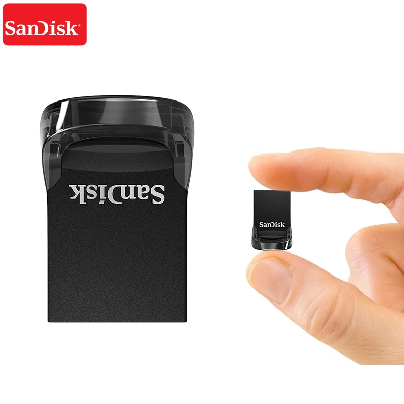 Натуральная двойной флеш-накопитель SanDisk CZ430 USB флэш-накопитель 64 Гб оперативной памяти, 16 Гб встроенной памяти, мини USB флэш-накопитель USB 3,1 до 130 МБ/с. USB 3,0 флэшку 32GB 128 ГБ 256