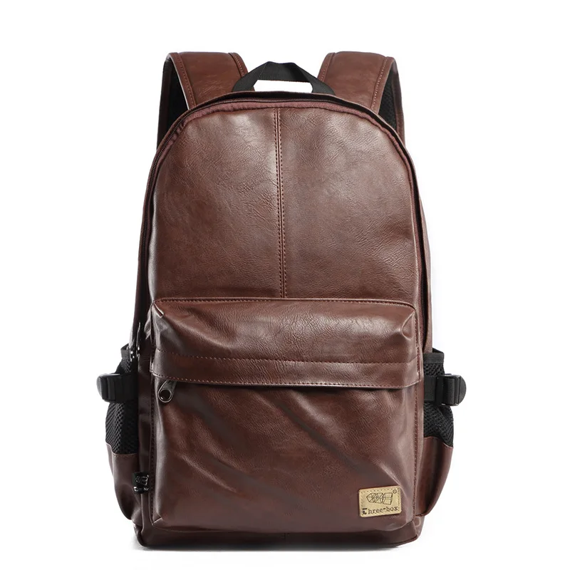 Брендовый кожаный мужской рюкзак с тремя ящиками, модный трехцветный дорожный рюкзак для ноутбука, винтажная кожаная школьная сумка, сумки на выходные