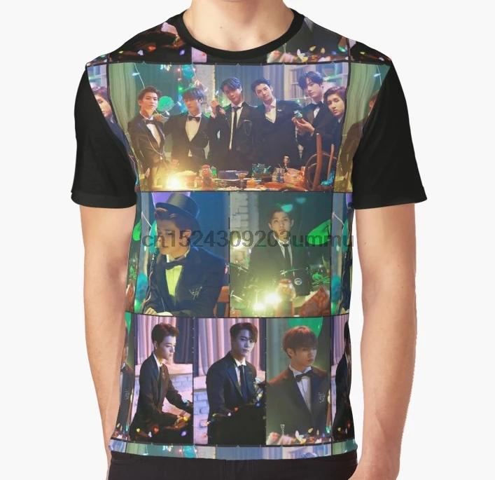

All Over Print Women T Shirt Men Funny tshirt KPOP ASTRO CRAZY SEXY COOL Graphic Women T-Shirt