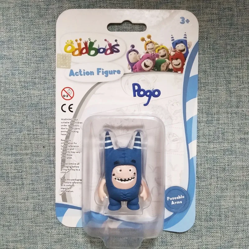 7 см Oddbods игрушки цифры Zee Джефф предохранитель Slick ПВХ фигурку Коллекция подарок |