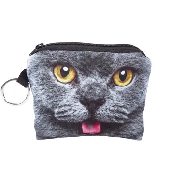 

Cute Cat Coin Purses Women Wallets Small Cartoon Animal Card Holder Key Bag Money Bags for Girls Ladies Purse Kids Children Gift