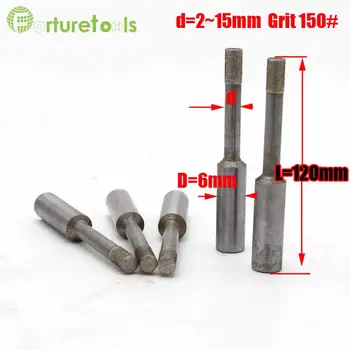 

20pcs diamond Abrasive point 6mm shank diamond tool for wet and dry grinding forturetools online store DM02708