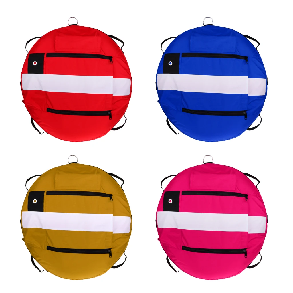 High Visibility Heavy Duty Freediving Buoy Inflatable Safe Float for Scuba Diving Spearfishing Snorkeling Water Sports Swimming