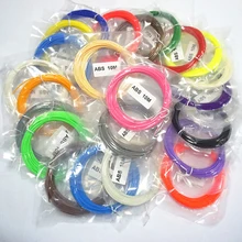 For 3d printer and 3d magic pens 100/150/200M 1.75mm ABS/pla filament 10 15 20pcs each 10m