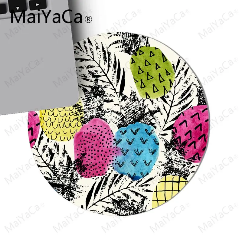 MaiYaCa тропический сад красивый коврик для мышки в стиле аниме 200x200 мм 220x220 мм круглый коврик для мыши - Цвет: 20x20 cm