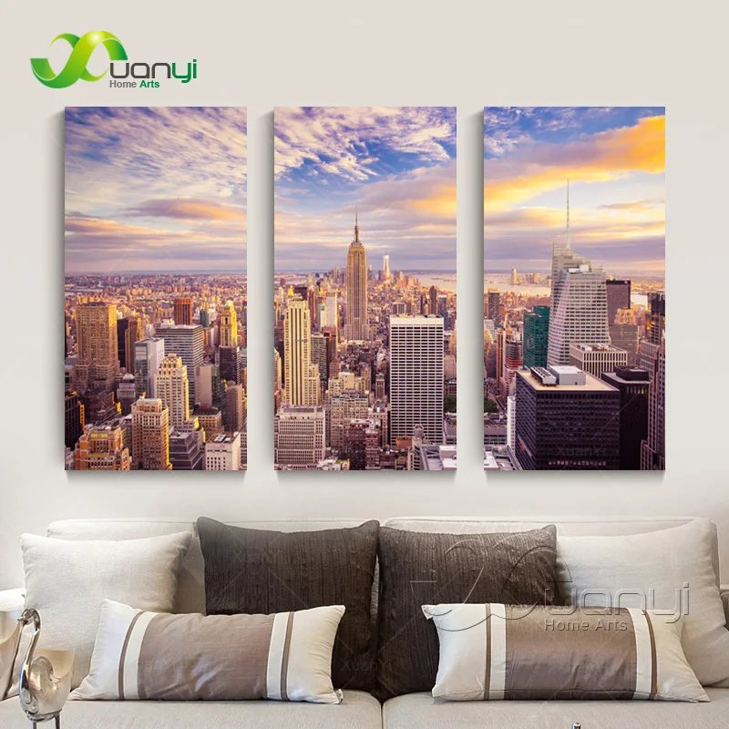 3 Pieces Wall Art New York City Picture Canvas painting Modern Wall ... 3 Pieces Wall Art New York City Picture Canvas painting Modern Wall ...