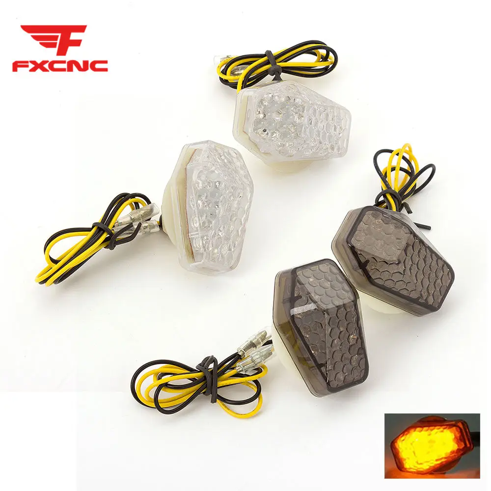 

For Suzuki Katana 600 750 2000 - 2006 12V LED Motorccyle Turn Signal Light Indicator Blinker Set For Suzuki Hayabusa 1999 - 2012