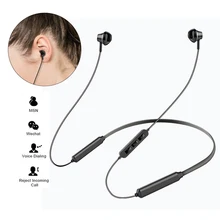 M05 Bluetooth Headphone Wireless Earphone Bluetooth Headset Sport Hanging Neck with Microphone for android iphone xiaomi 4 2 bluetooth waterproof headset headphones wireless headphone microphone aptx sport earphone usb plug for iphone android phone