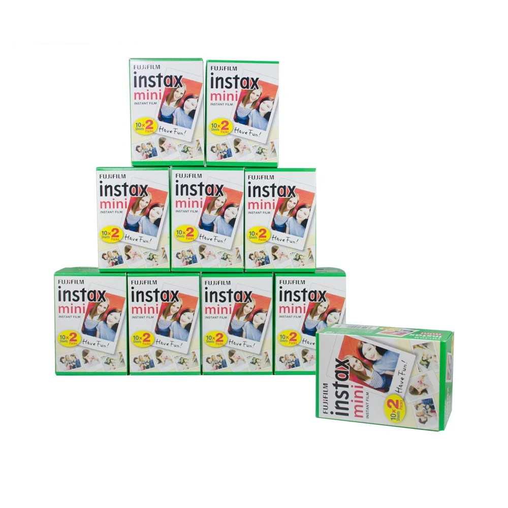 Fujifilm Instax Mini 8 пленка белая кромка фотобумага для Mini 9 7s 90 25 55 Share SP-1 мгновенная камера 60 70 80 100 200 листов - Цвет: film 200