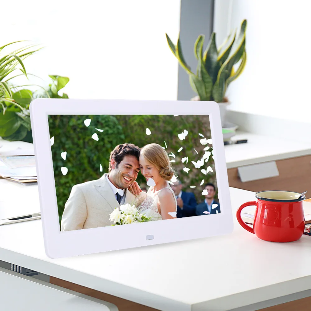 10inch Screen 1024X600 Digital Photo Frame Clock Music Video Player