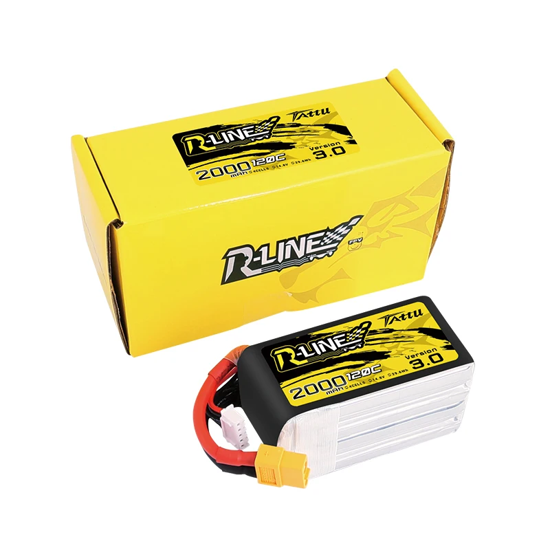 Татту R-line Rline версия 120C V3 3,0 1300/1550/1800/2000 мА/ч, 4S 14,8 V Lipo Батарея XT60 разъем для небольшой гоночный Дрон с видом от первого лица Квадрокоптер с дистанционным управлением