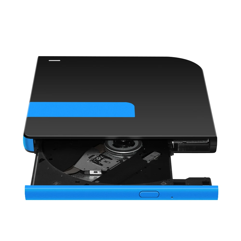 Внешний DVD диск Deepfox портативный оптический привод USB 3 0 для ноутбука и