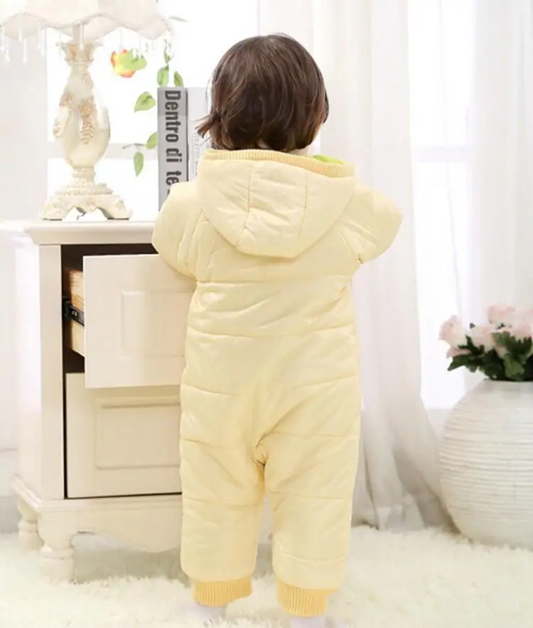 9-24Months Baby Winter Clothes Girl Boy Romper Warm Russian Baby Winter Jumpsuit Skiing Outerwear Clothing Colorful Snowsuit (7)
