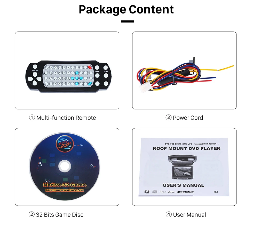 Seicane 800x480 ЖК-экран для установки на крыше автомобиля 9 дюймов TFT DVD плеер IR& FM передатчик флип вниз Поддержка 32 бит игры USB SD