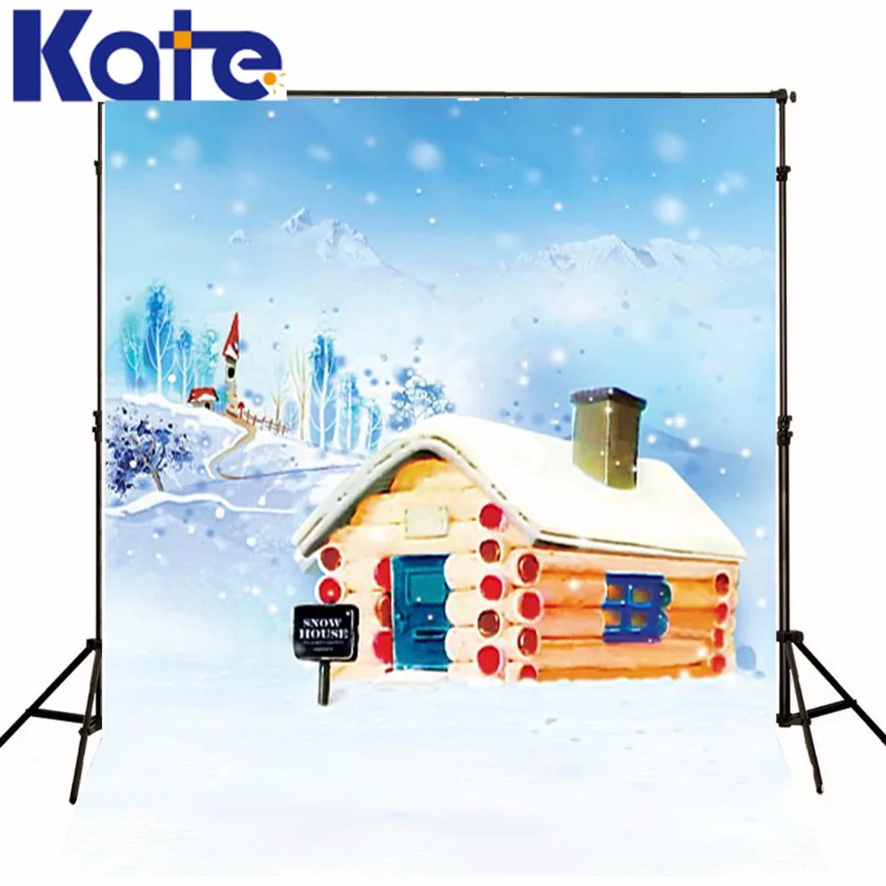 

600Cm*300Cm Backgrounds World Snow Rain Cartoon House Calls Photography Backdrops Photo Lk 1234