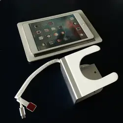 Android 7-12 дюймов таблетка Противоугонная белая металлическая сигнализация и перезаряжаемая подставка для держателя дисплея