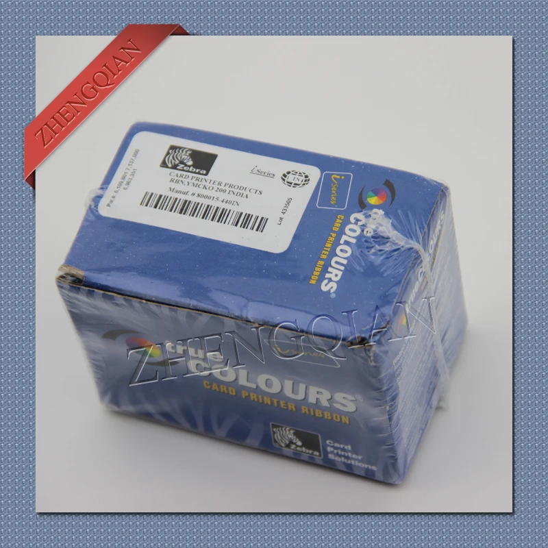 Zebra 800015 440cn лента для принтера карт P330i P430i|card printer ribbon|printer ribbonzebra card ribbon |