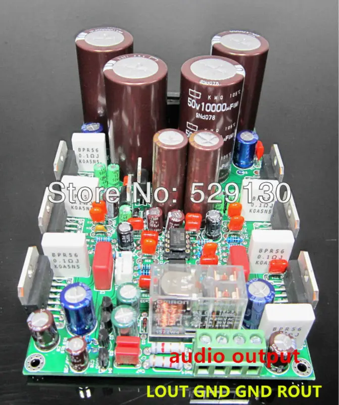 DIY TDA7293 2.0 БОЛЬШОЙ ватт 300x2 усилитель доска с защитой спикера rearamp и предусилитель A1