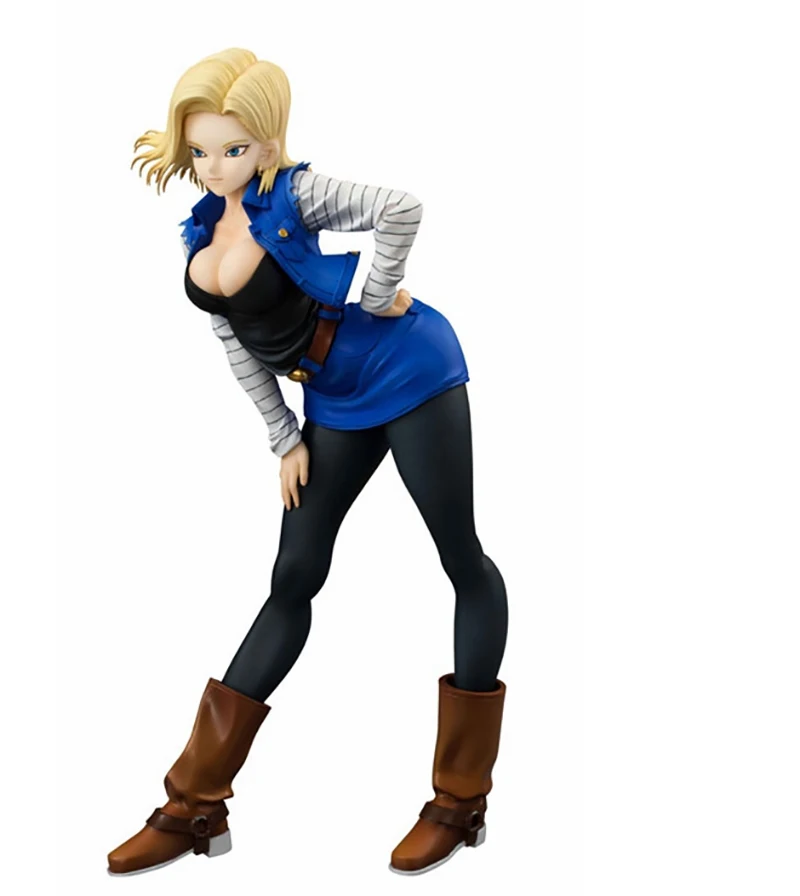 2 типа Dragon Ball Z Android 18 лазурит Сексуальная аниме фигурка ПВХ Фигурки Модель игрушки для Рождественский подарок