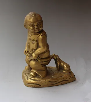 

TNUKK It is a creative gift for the antique brass dog bite