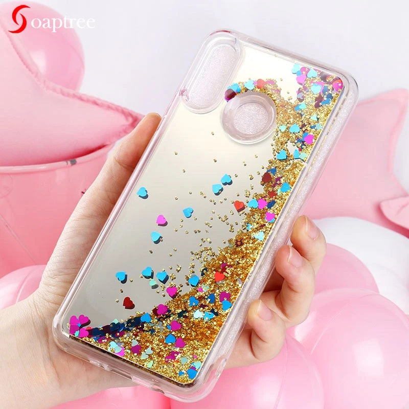 

Soaptree Silicone Cases For Huawei nova 3 Case 6.3 inch Soft TPU Dynamic Mirror Liquid Quicksand Cover 157 x 73.7 x 7.3 mm