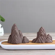 Керамические изделия чайный набор чайные аксессуары чай питомец фиолетовый песок холм украшения домашние керамические украшения