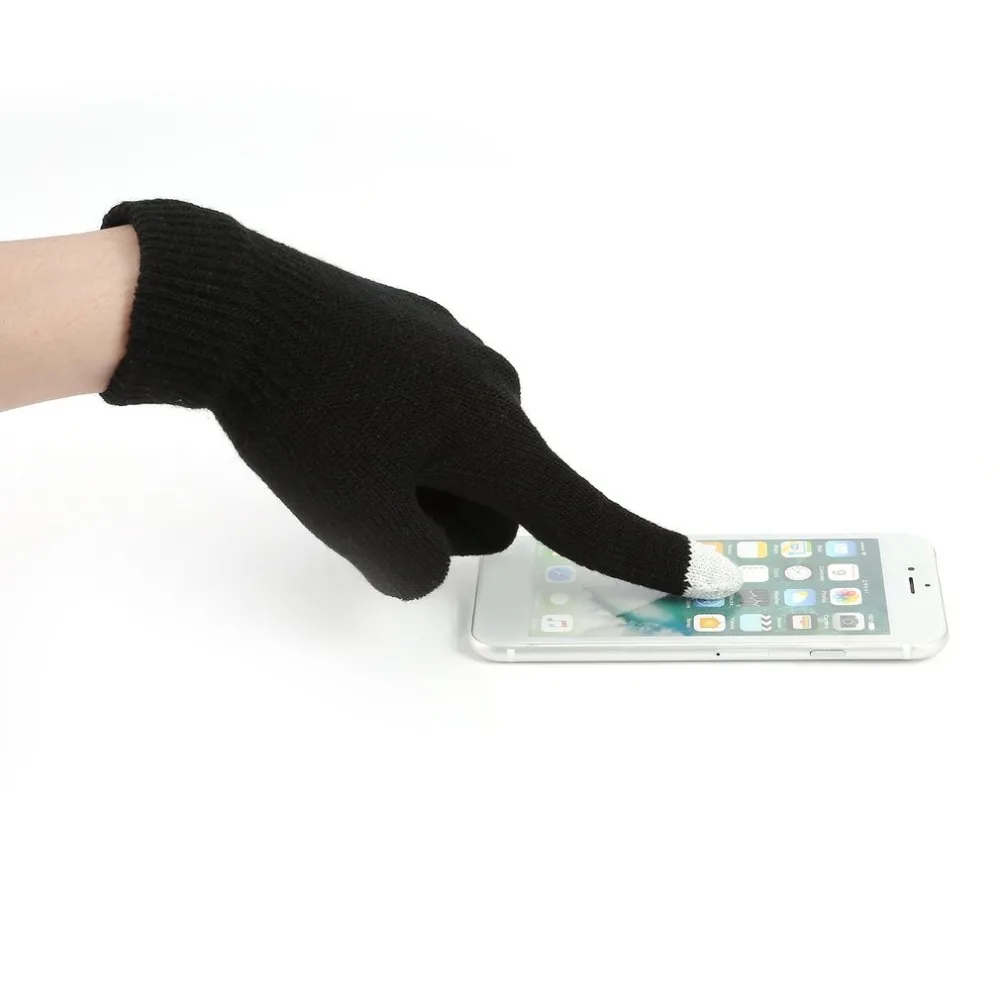 5PCS Winter Man Woman Capacitive Touch Screen Gloves Hand Warmer Wrist Gloves Thicken Warm Hand For iPhone For iPad3