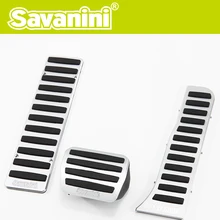 Savanini new brand Car Pedal Kit With No Screw For VW Golf6/Tiguan/Touran/Magotan/Sagitar/CC/EOS/Scirocco AT fit for left hand