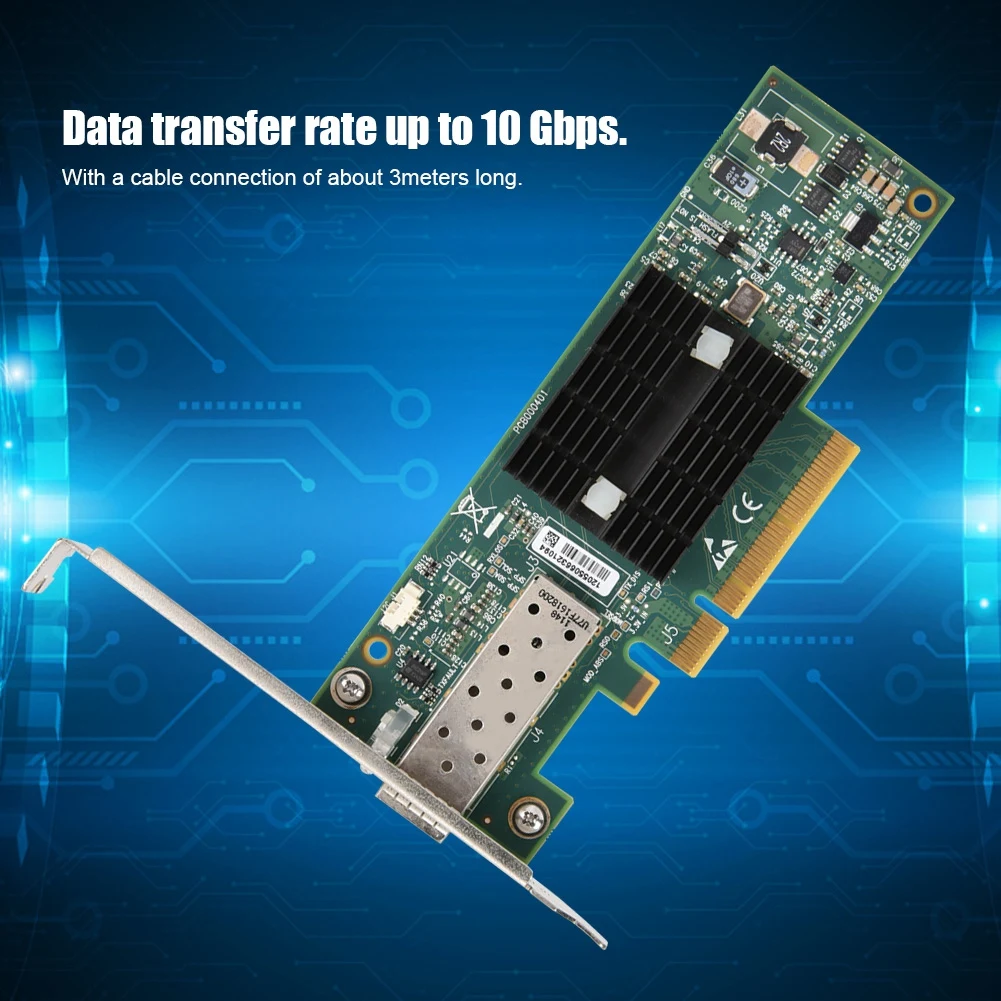 MNPA19-XTR 10GB MELLANOX CONNECTX-2 PCIE X8 10gbps SFP сетевая карта с кабелем Новинка