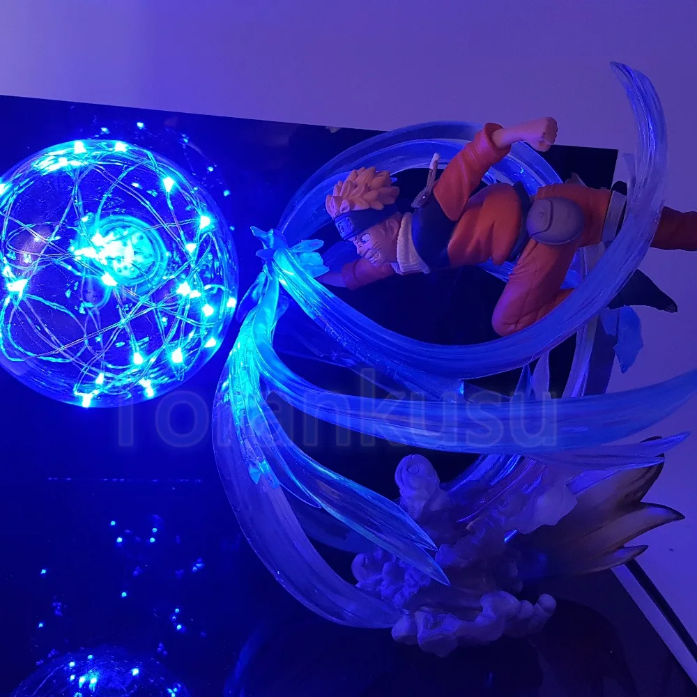 Наруто Rasengan светодиодный светильник DIY Набор Модель игрушки Uzumaki Наруто Саске Uzumaki большой Rasengan DIY130 Brinquedos Juguetes игрушка